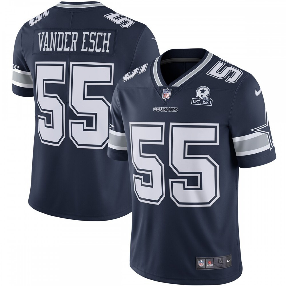 Leighton Vander Esch Dallas Cowboys Nike 60th Anniversary Limited Jersey - Navy-Profan Arena